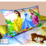 Детско спално Бельо от памучен сатен Disney Princesses